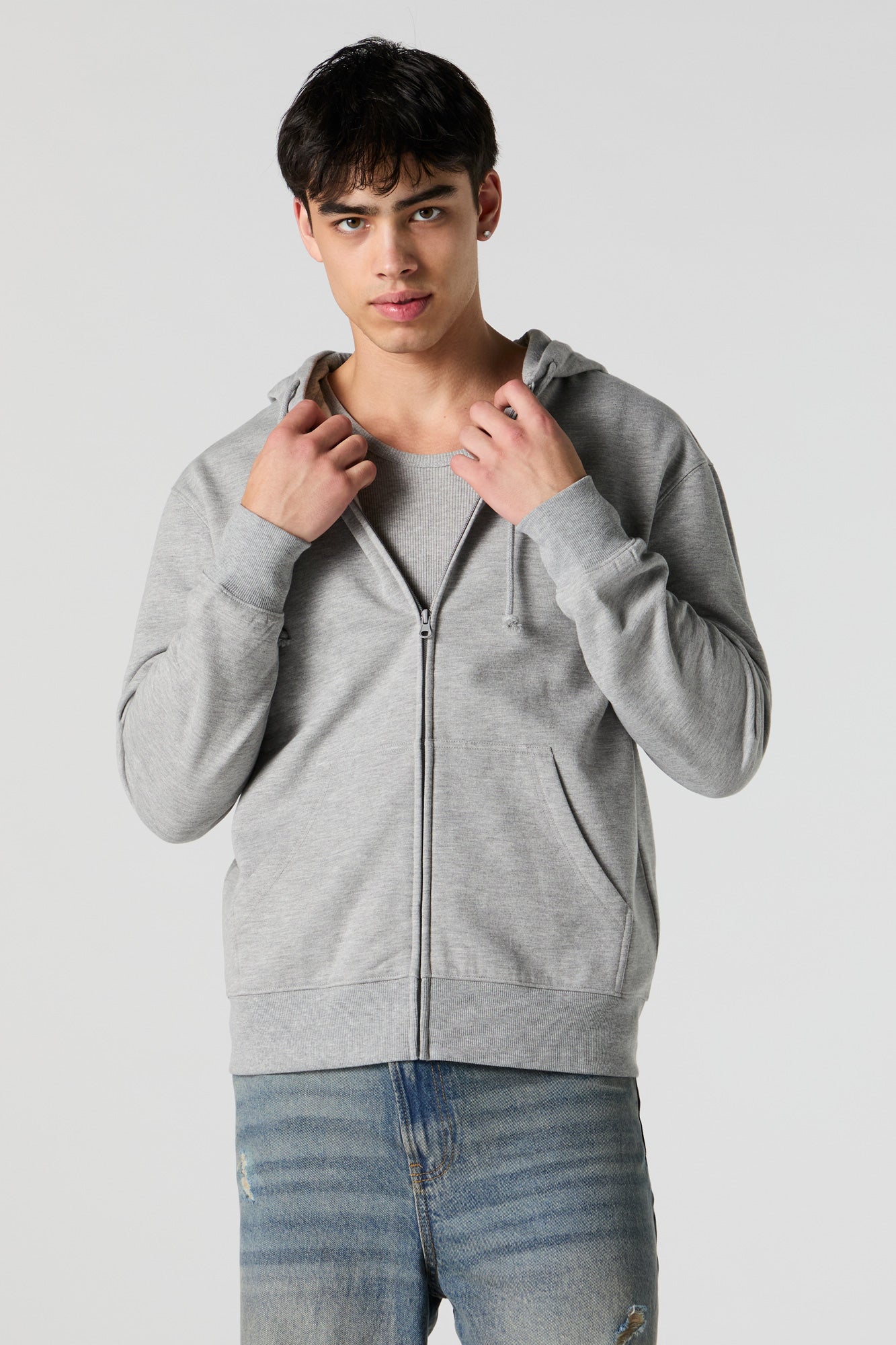 Fleece Zip-Up Hoodie