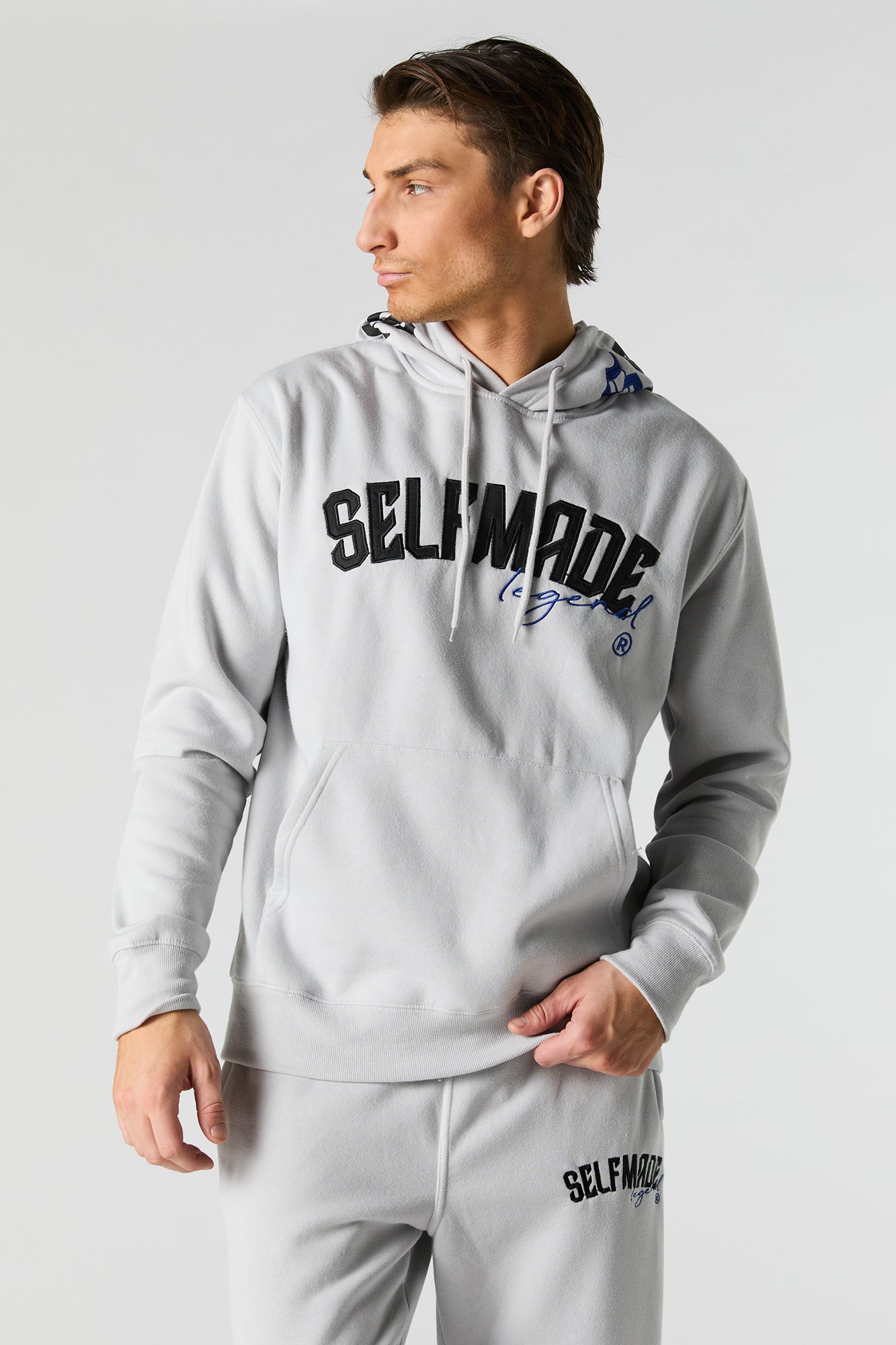 Self Made Legend Embroidered Fleece Hoodie