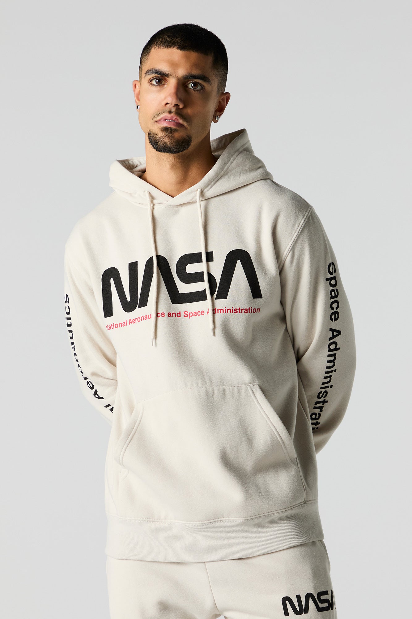 NASA Graphic Fleece Hoodie