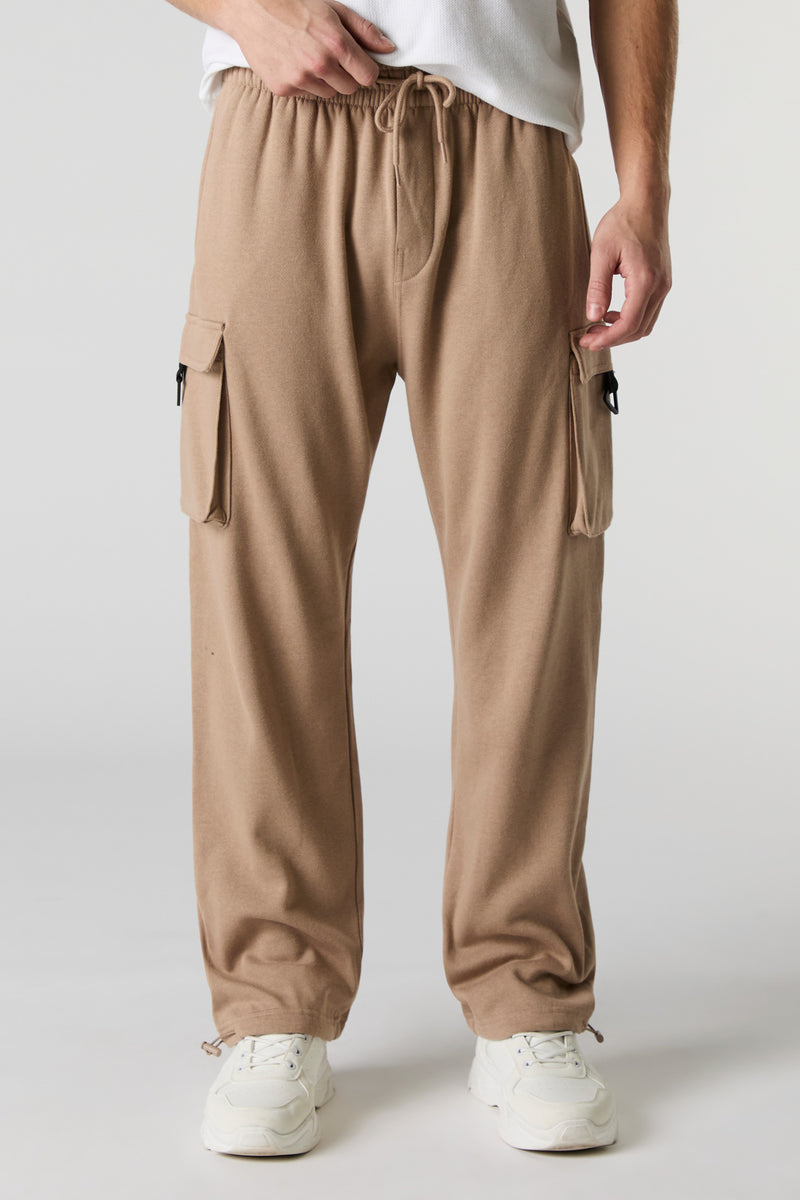 Fleece Toggle Hem Cargo Jogger