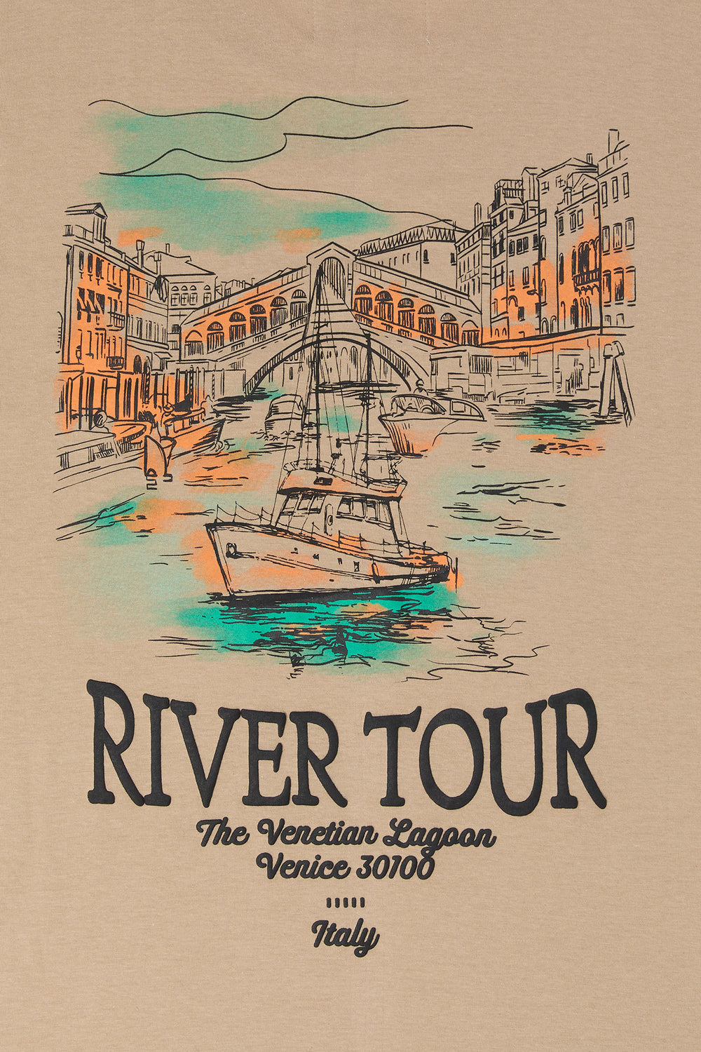 River Tour Graphic T-Shirt River Tour Graphic T-Shirt 1