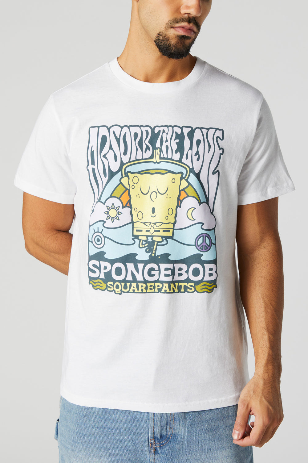 Absorb The Love SpongeBob Graphic T-Shirt Absorb The Love SpongeBob Graphic T-Shirt 2