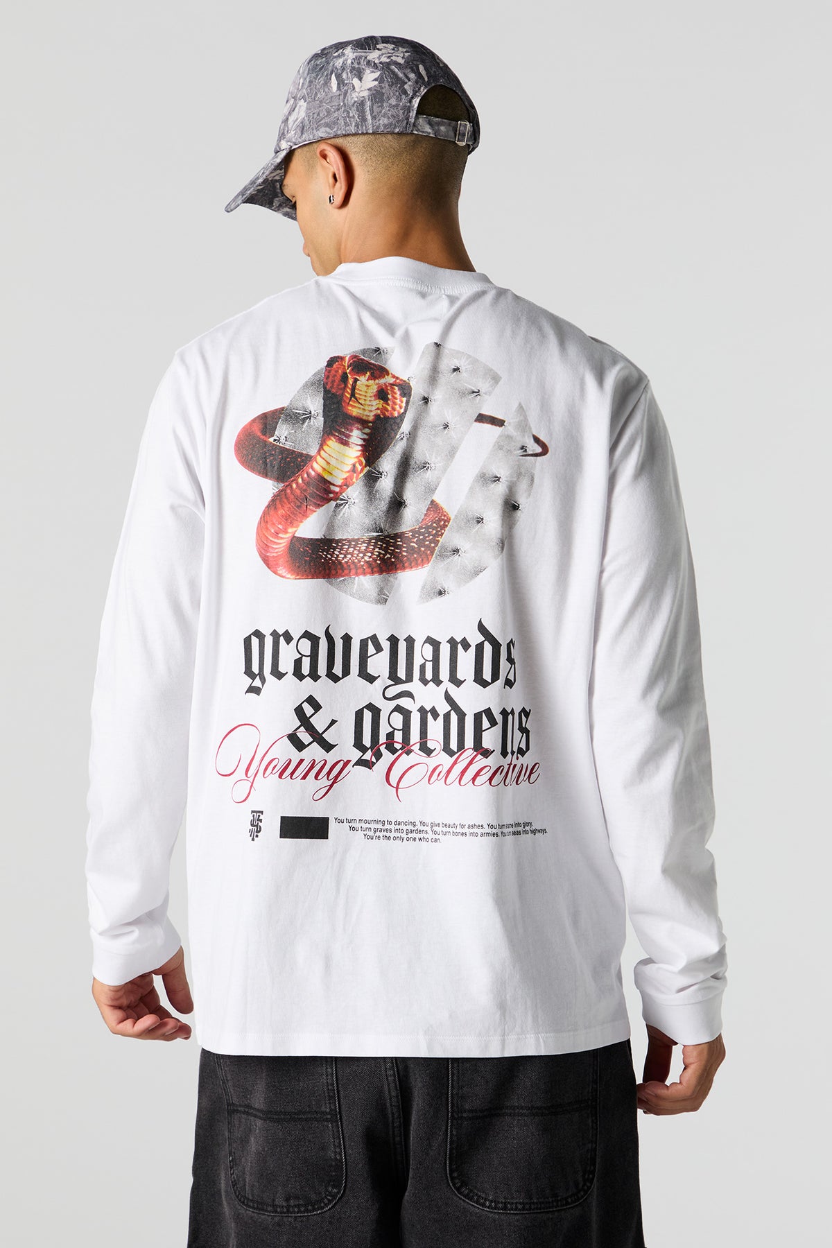 Graveyards & Gardens Graphic Long Sleeve Top