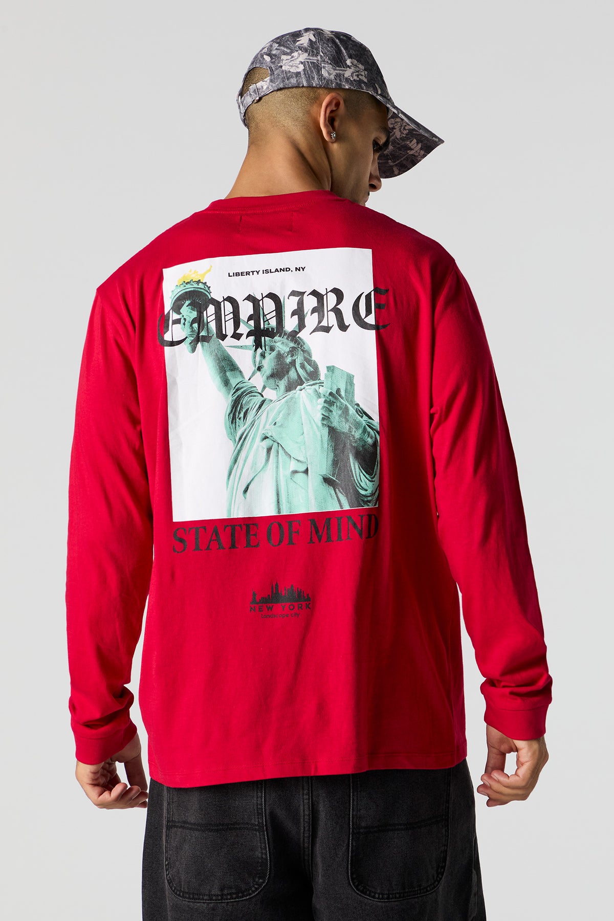 Empire State of Mind Graphic Long Sleeve Top