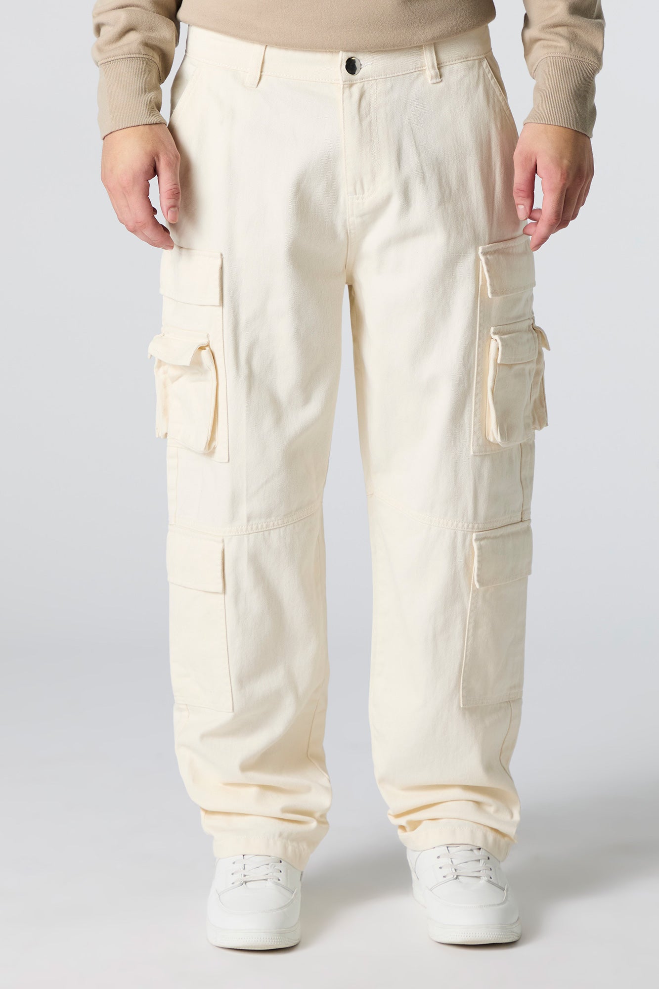 Multi Pocket Baggy Cargo Jean