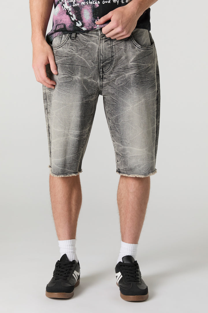 Slim Longline Denim Short