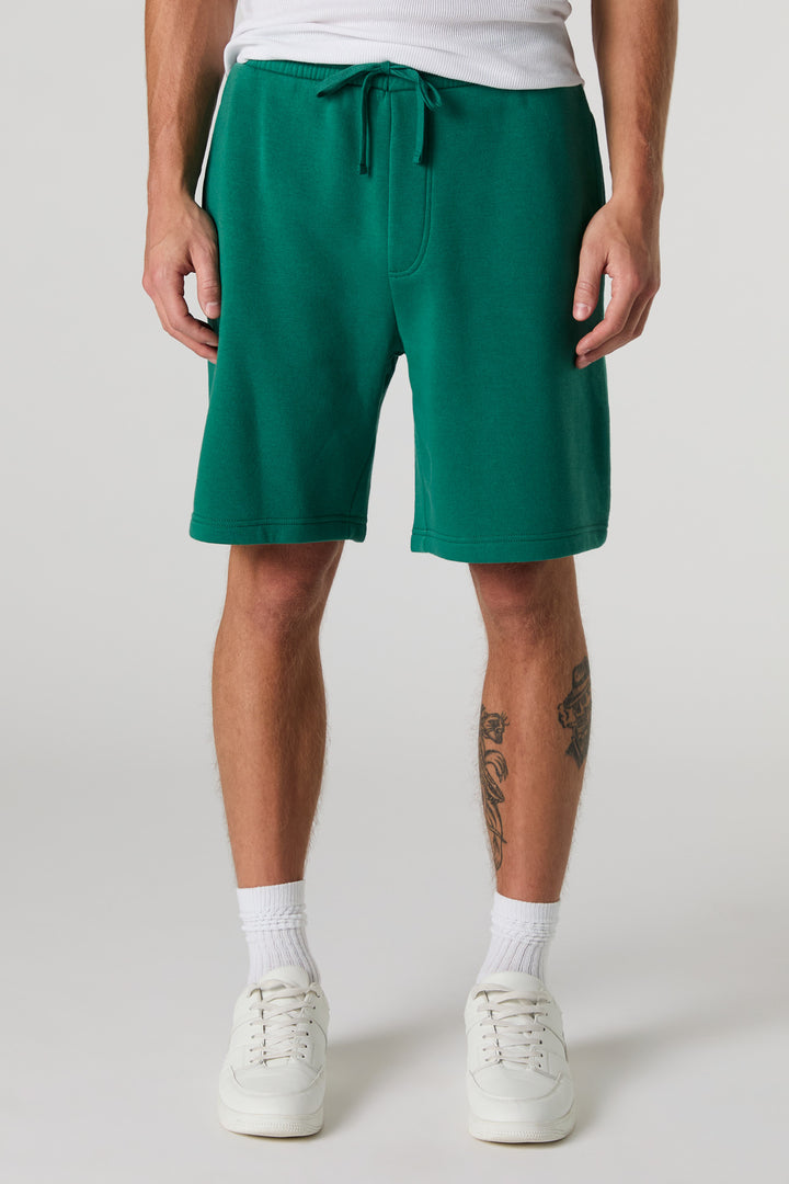 Drawstring Longline Fleece Short