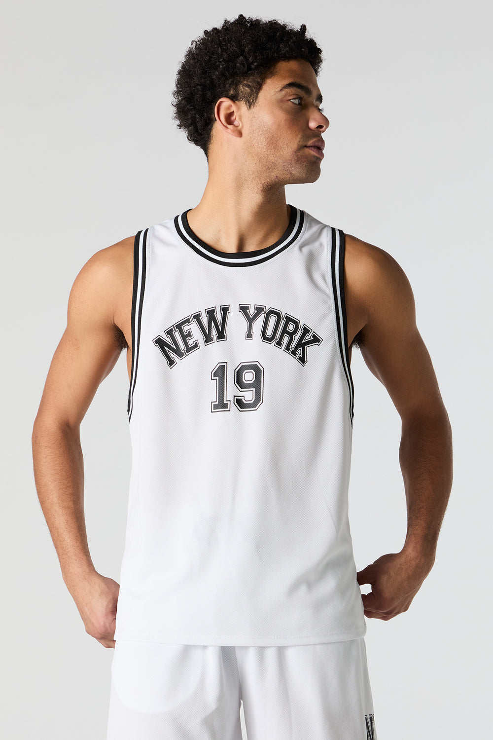 New York Graphic Mesh Basketball Jersey New York Graphic Mesh Basketball Jersey 1