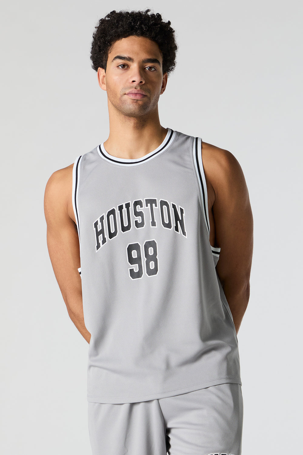 Houston Graphic Mesh Basketball Jersey Houston Graphic Mesh Basketball Jersey 1