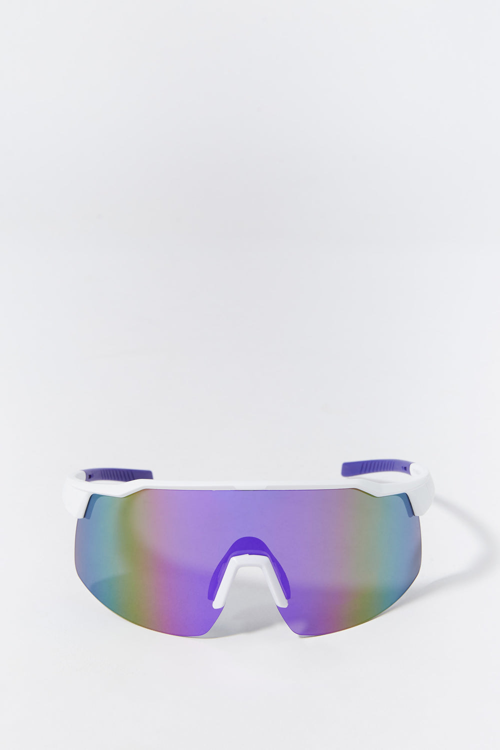 White Soft Touch Shield Sunglasses White Soft Touch Shield Sunglasses 3