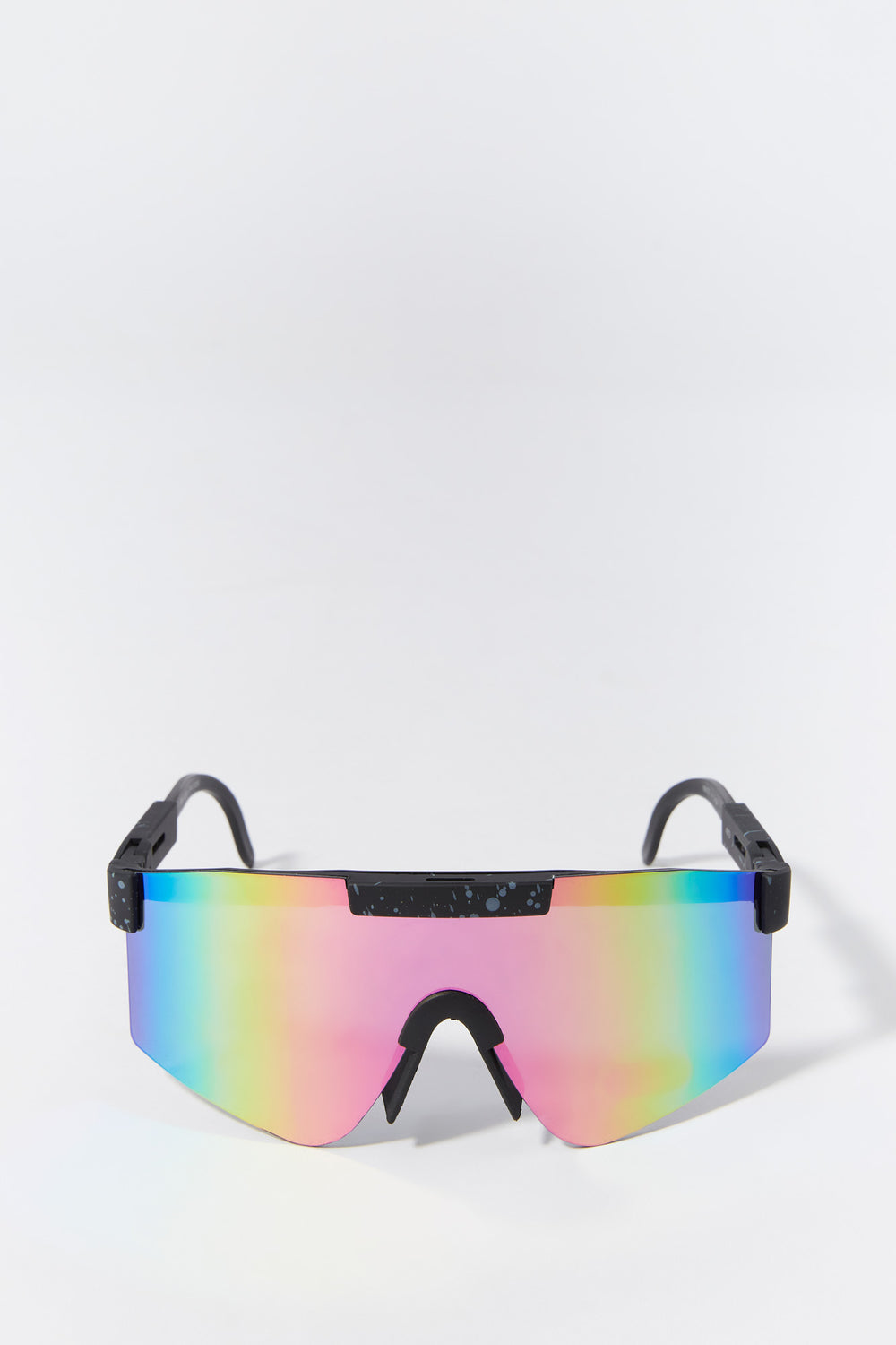 Paint Splatter Soft Touch Shield Sunglasses Paint Splatter Soft Touch Shield Sunglasses 3