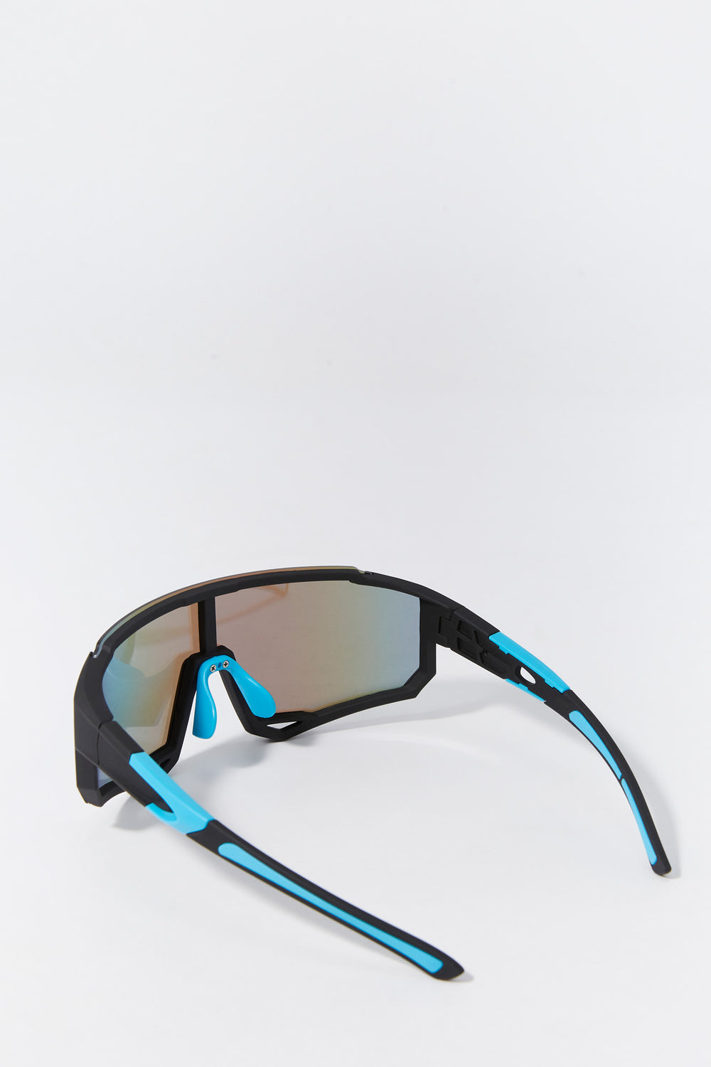 Blue Soft Touch Shield Sunglasses Blue Soft Touch Shield Sunglasses 2