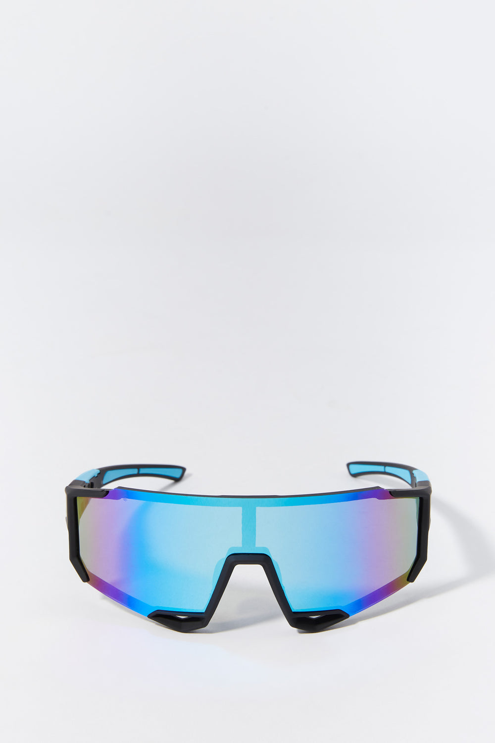 Blue Soft Touch Shield Sunglasses Blue Soft Touch Shield Sunglasses 3