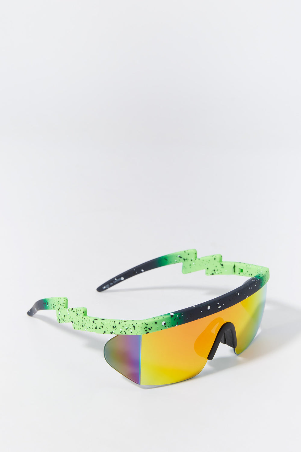 Lightning Arm Soft Touch Shield Sunglasses Lightning Arm Soft Touch Shield Sunglasses 1