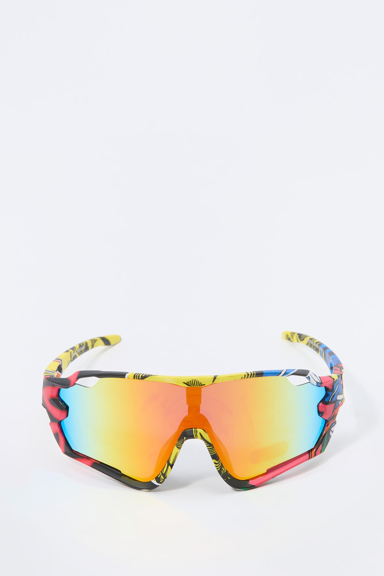 Abstract Shield Sunglasses