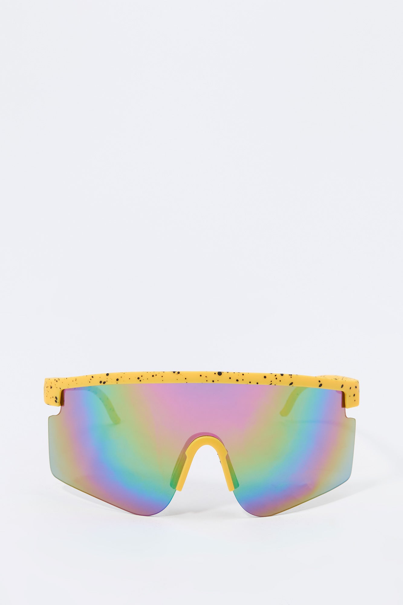 Paint Splatter Shield Sunglasses