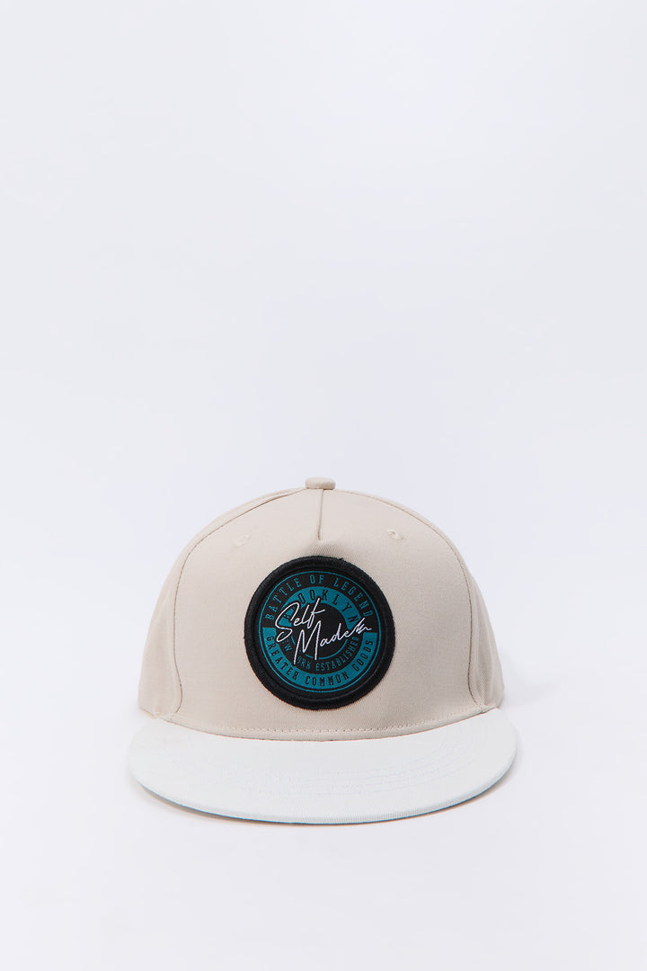 Brooklyn Woven Patch Two Tone Snapback Hat