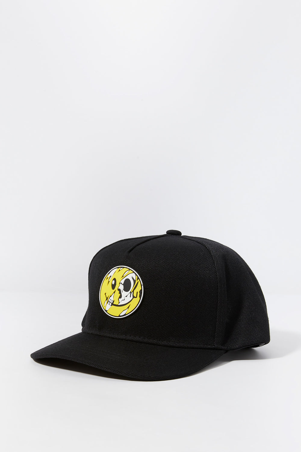 Smiley Face Patch Baseball Hat Smiley Face Patch Baseball Hat 1