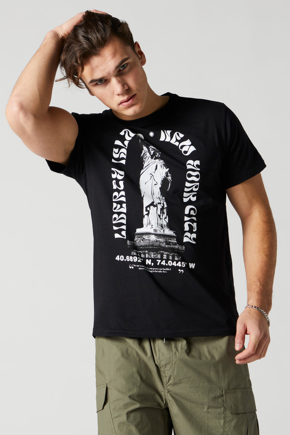 NYC Liberty Island Graphic T-Shirt NYC Liberty Island Graphic T-Shirt 2