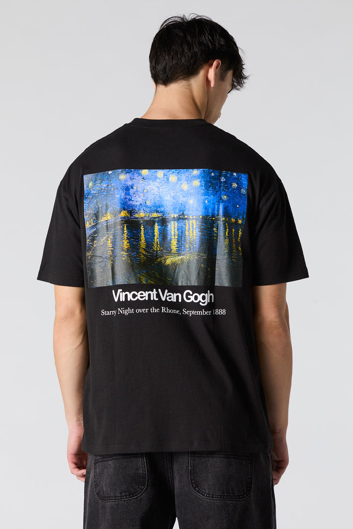 Starry Night Graphic Relaxed T-Shirt