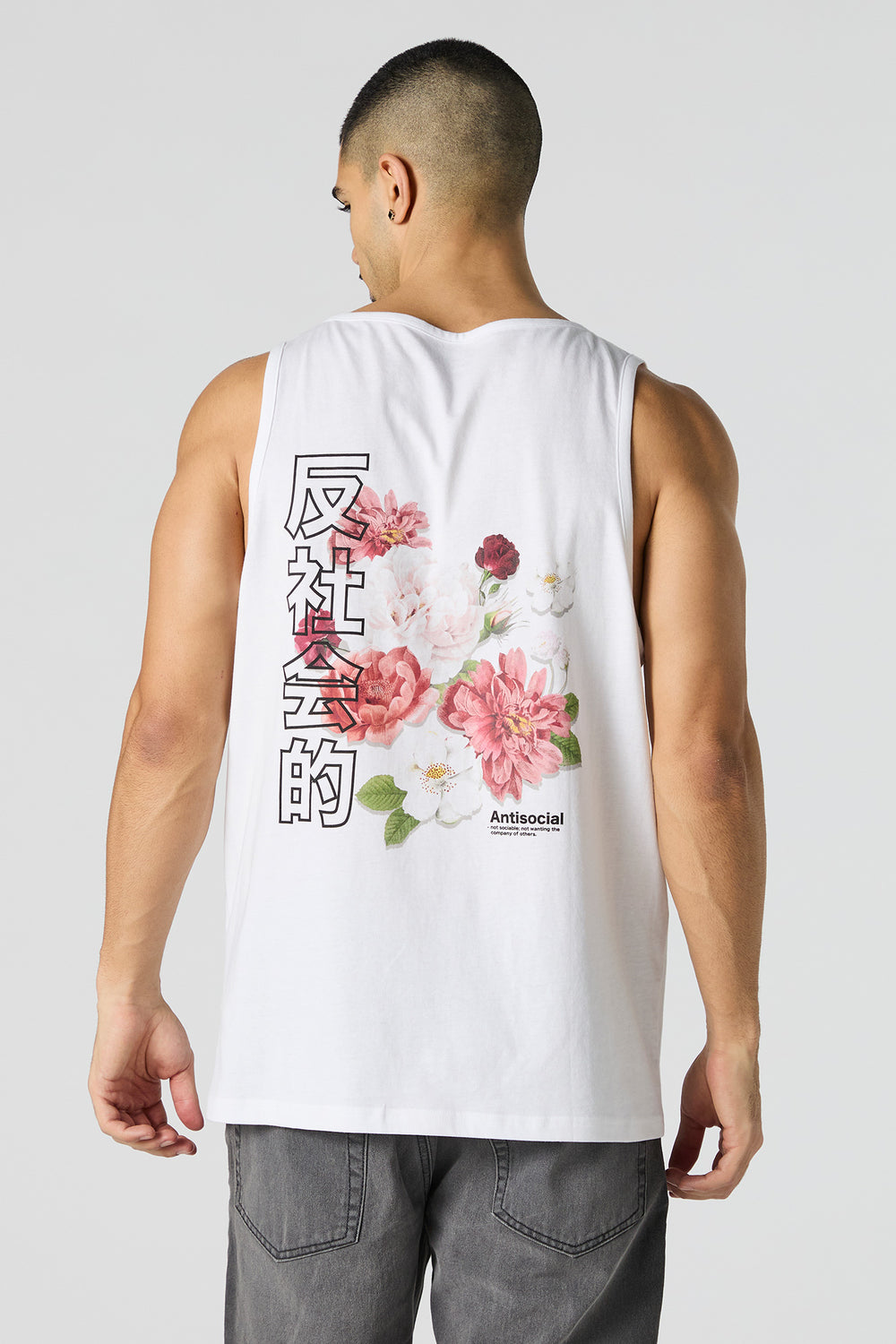 Antisocial Floral Graphic Tank Antisocial Floral Graphic Tank 2