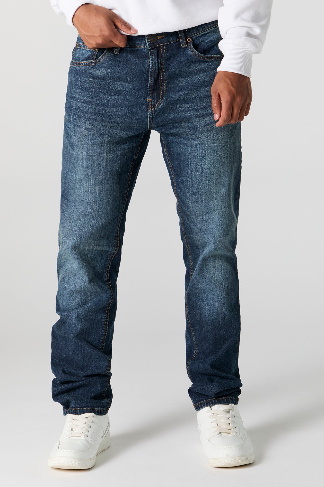 Dark Vintage Wash Slim Jean