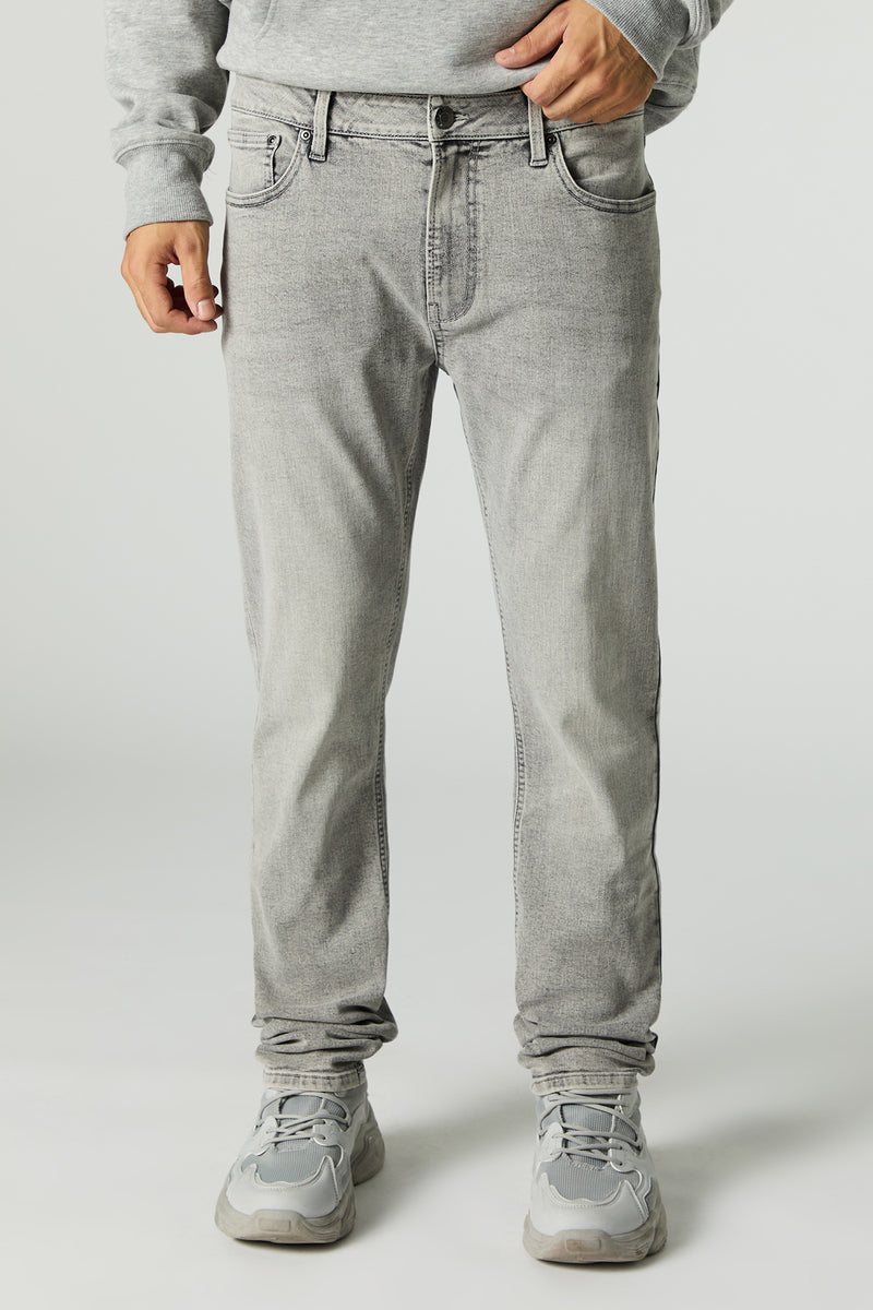 Light Grey Wash Slim Jean