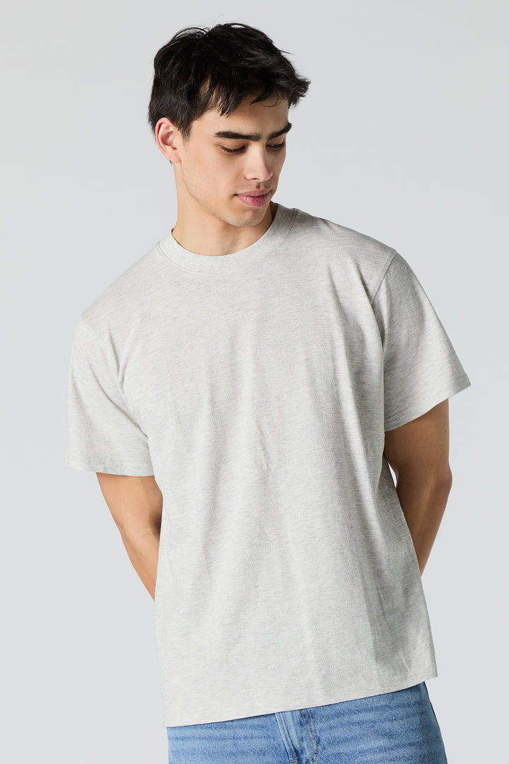 Textured Crewneck T-Shirt