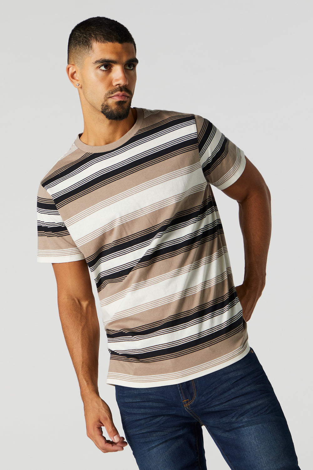 Striped Crewneck T-Shirt Striped Crewneck T-Shirt 7