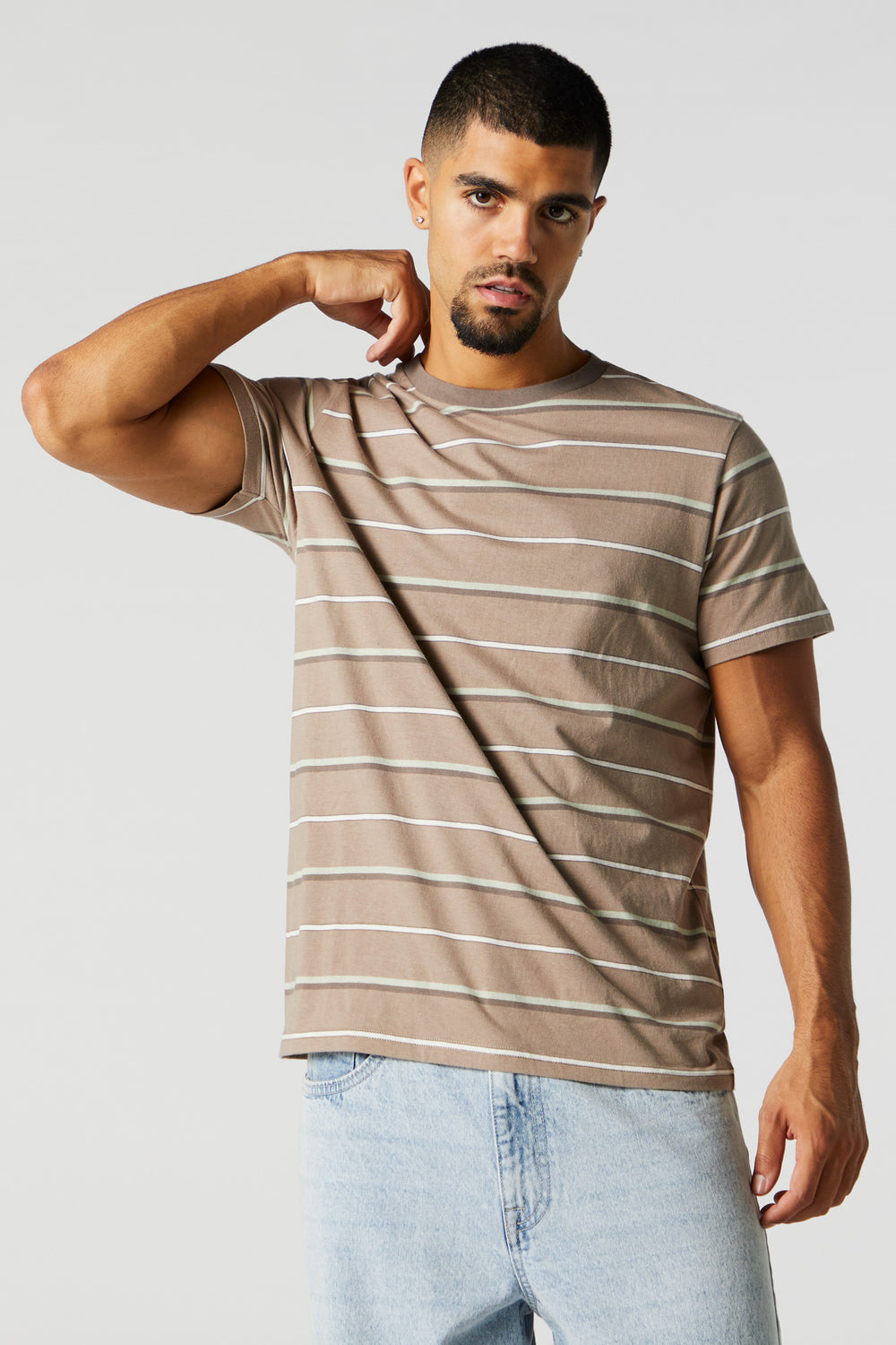 Striped Crewneck T-Shirt Striped Crewneck T-Shirt 10