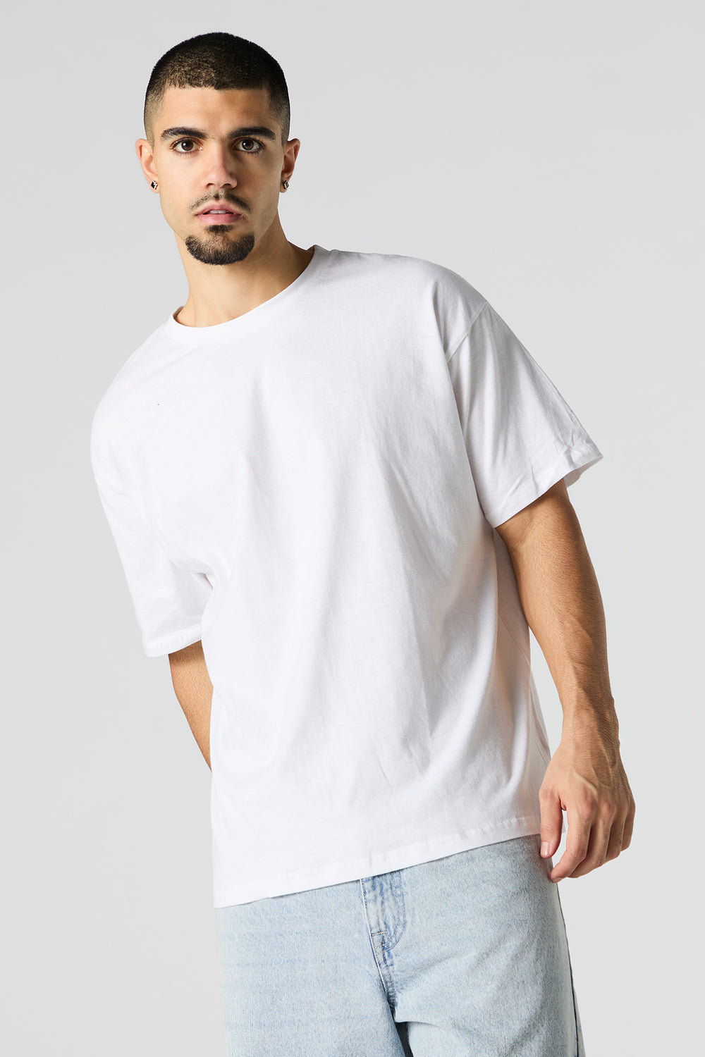 Solid Relaxed Crewneck T-Shirt Solid Relaxed Crewneck T-Shirt 7