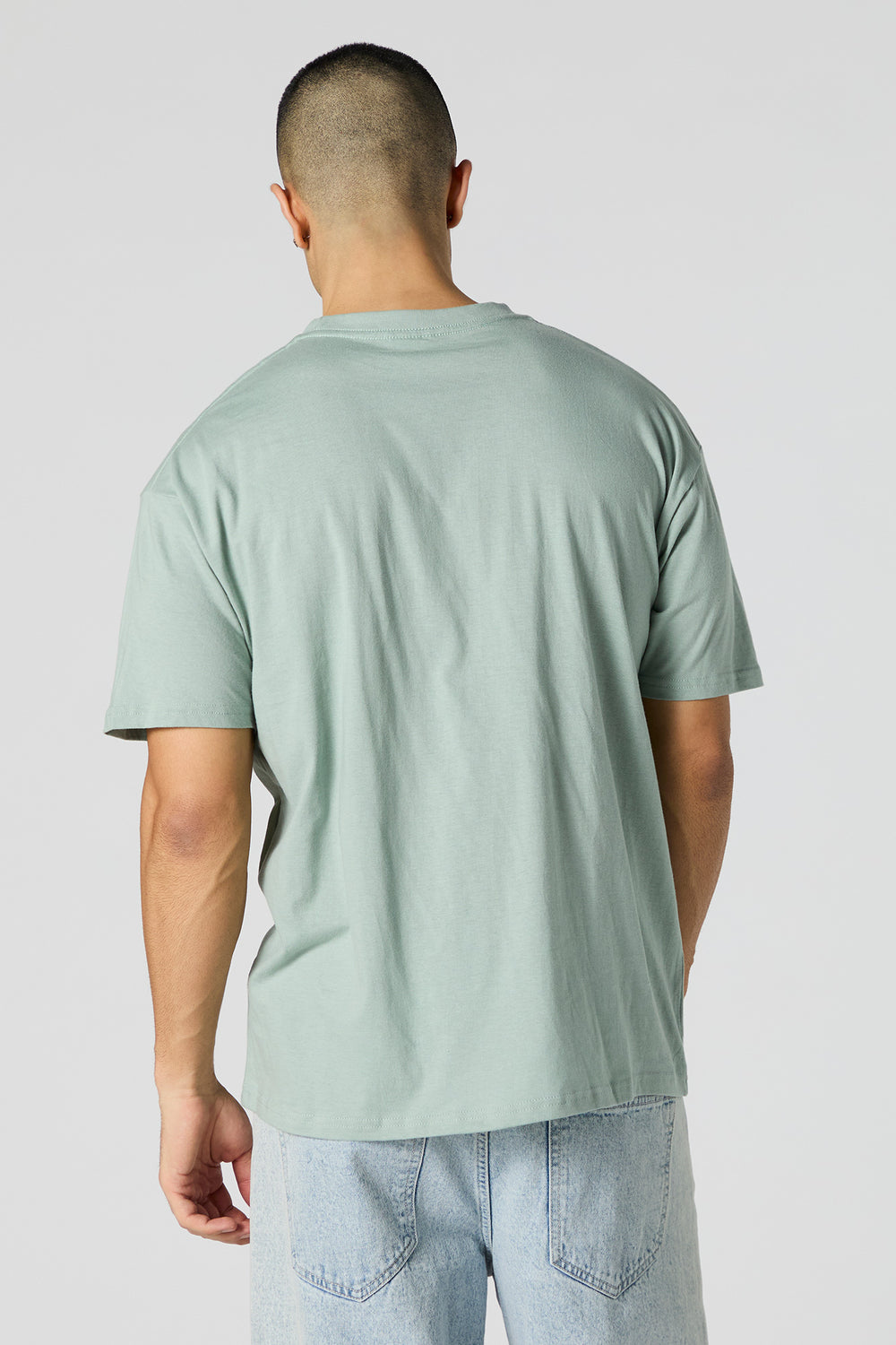 Solid Relaxed Crewneck T-Shirt Solid Relaxed Crewneck T-Shirt 2