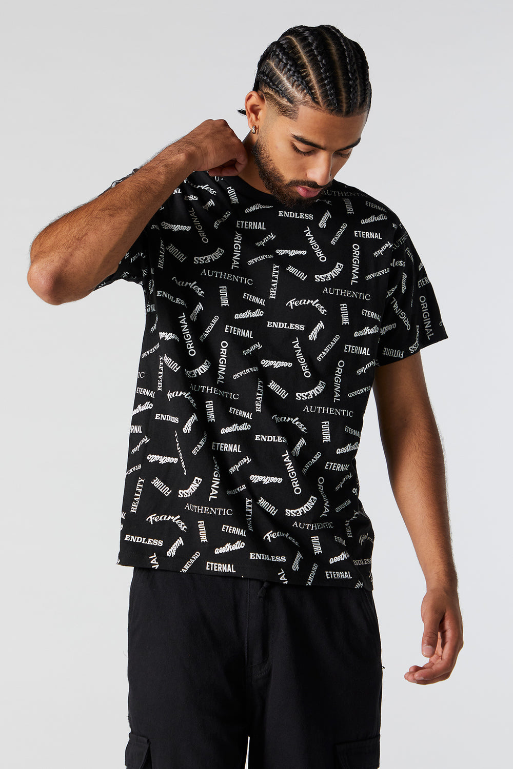 Graffiti Print T-Shirt Graffiti Print T-Shirt 1