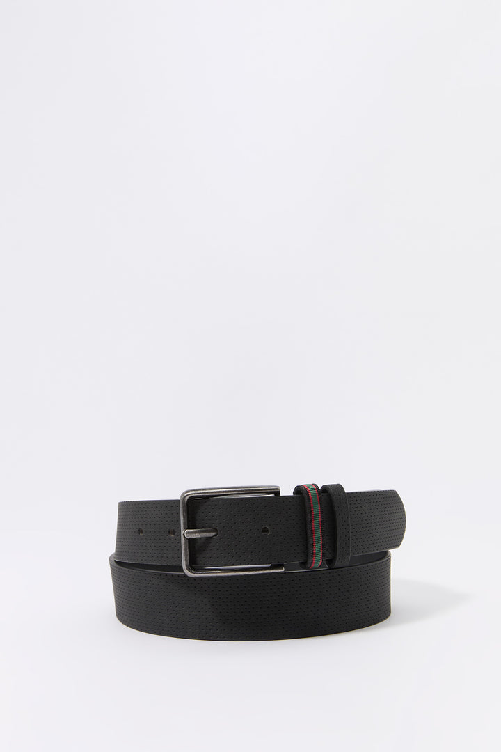 Faux Leather Textured Belt