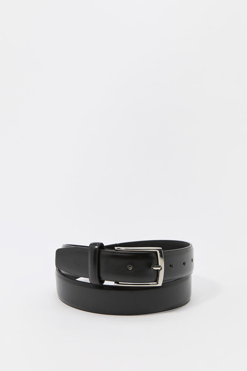 Faux Leather Dress Belt