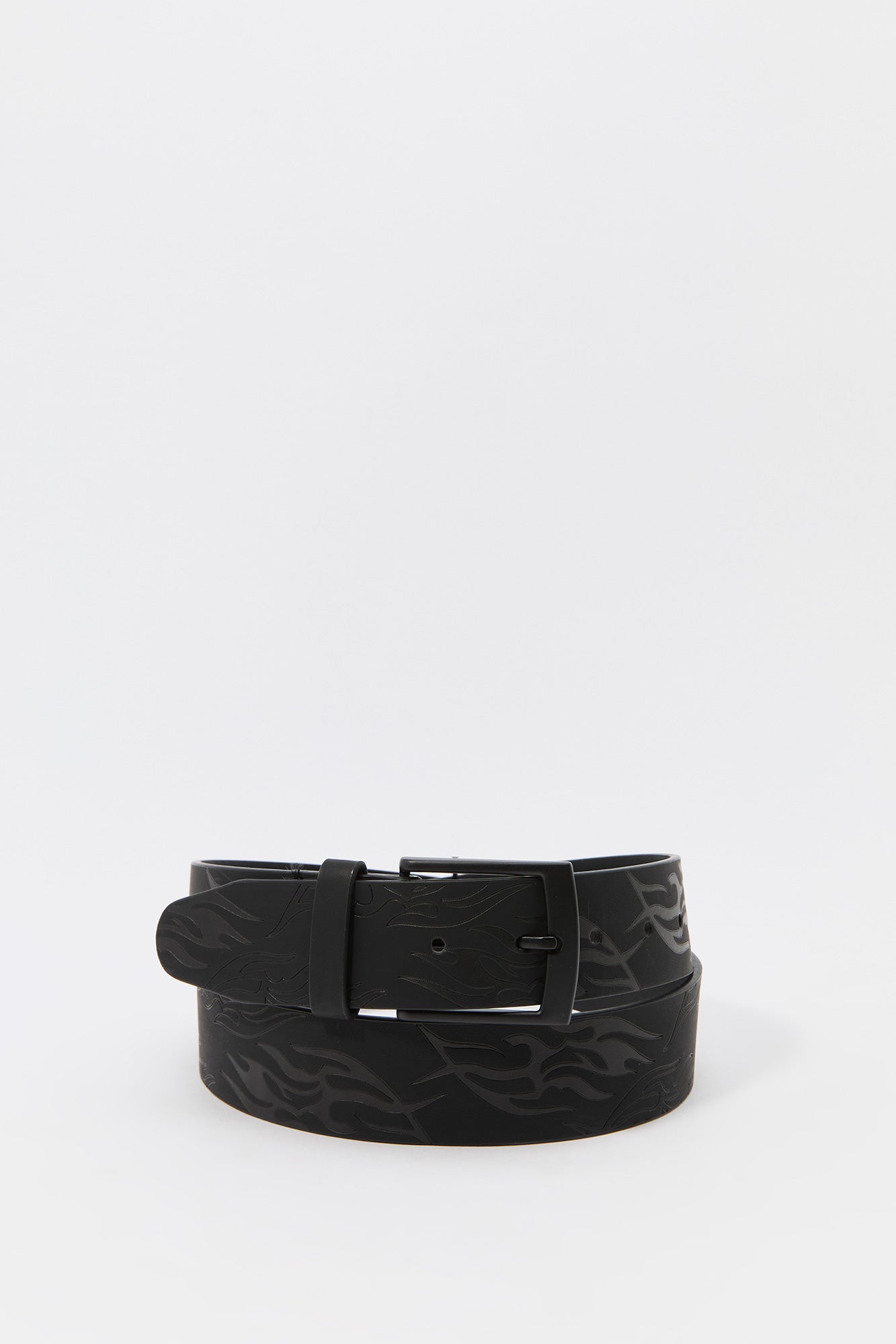 Faux Leather Textured Belt