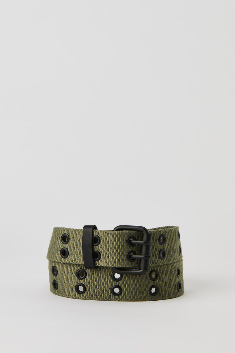 Double Grommet Canvas Belt