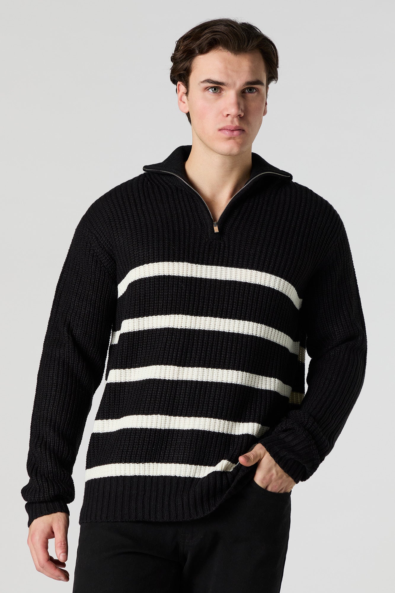 Quarter Zip Sweater