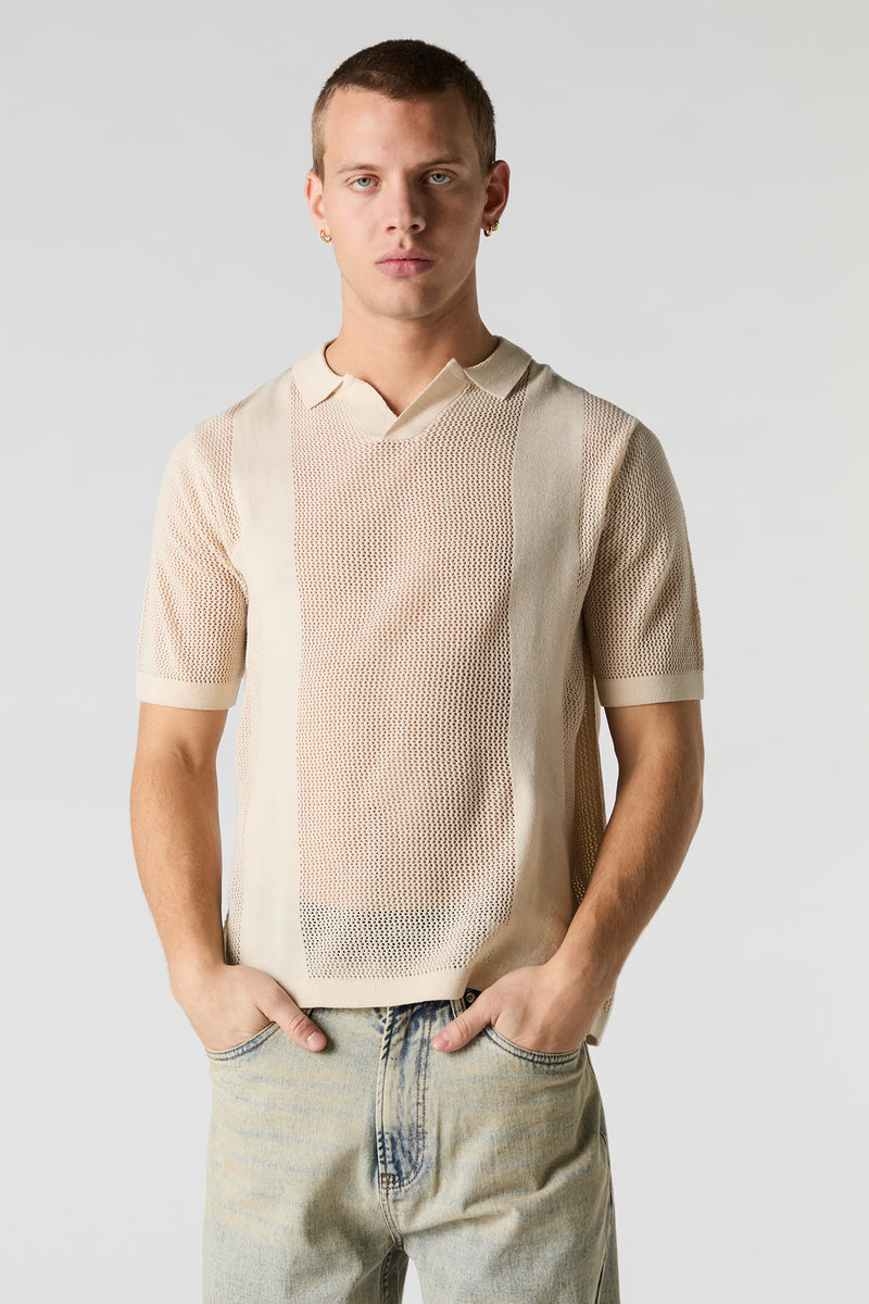 Crochet Polo Top