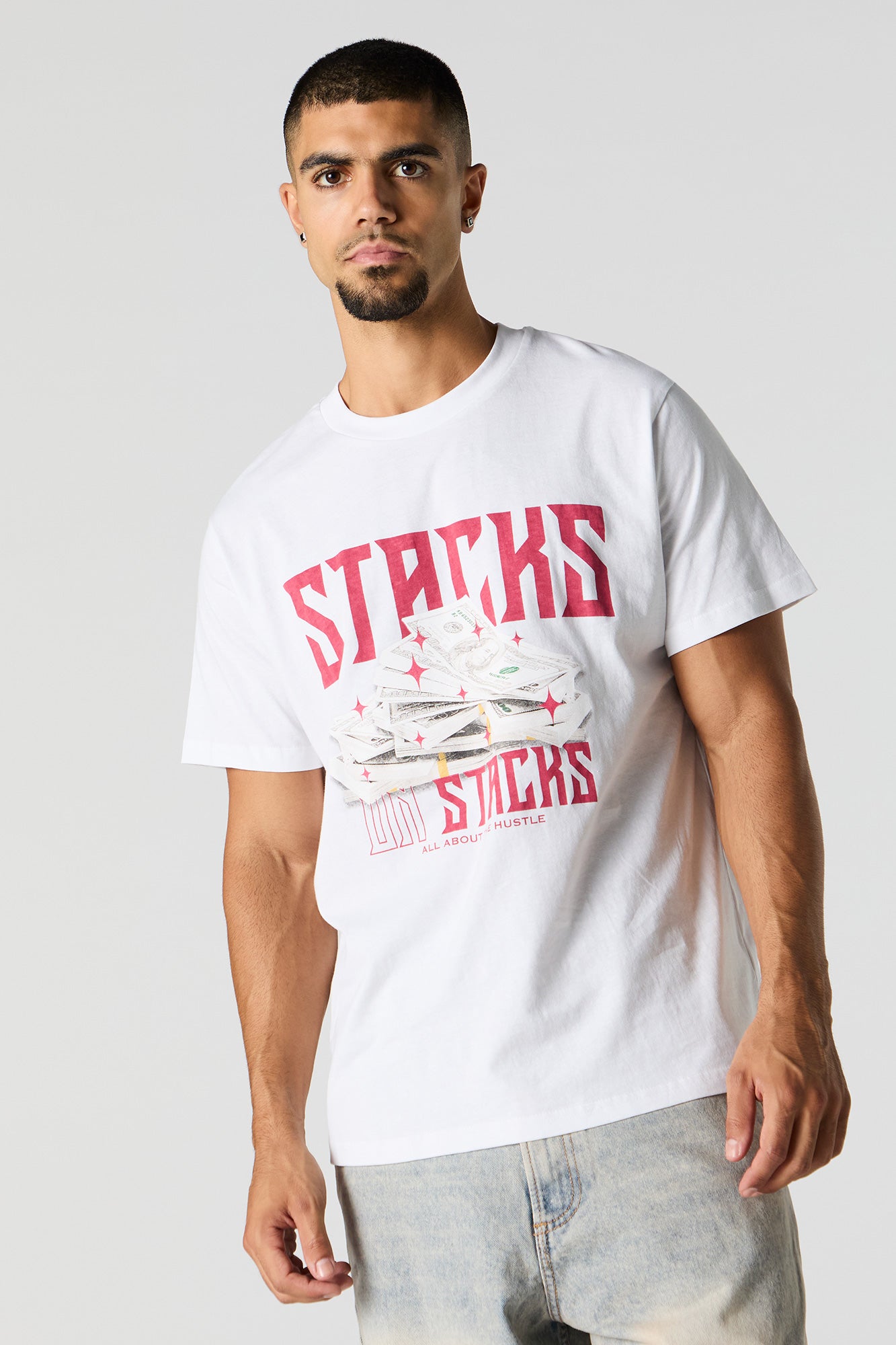 Stacks on Stacks Graphic T-Shirt