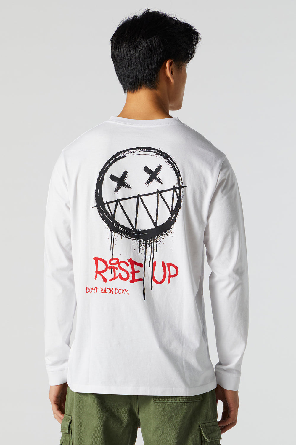 Rise Up Smiley Graphic Long Sleeve Top Rise Up Smiley Graphic Long Sleeve Top 2