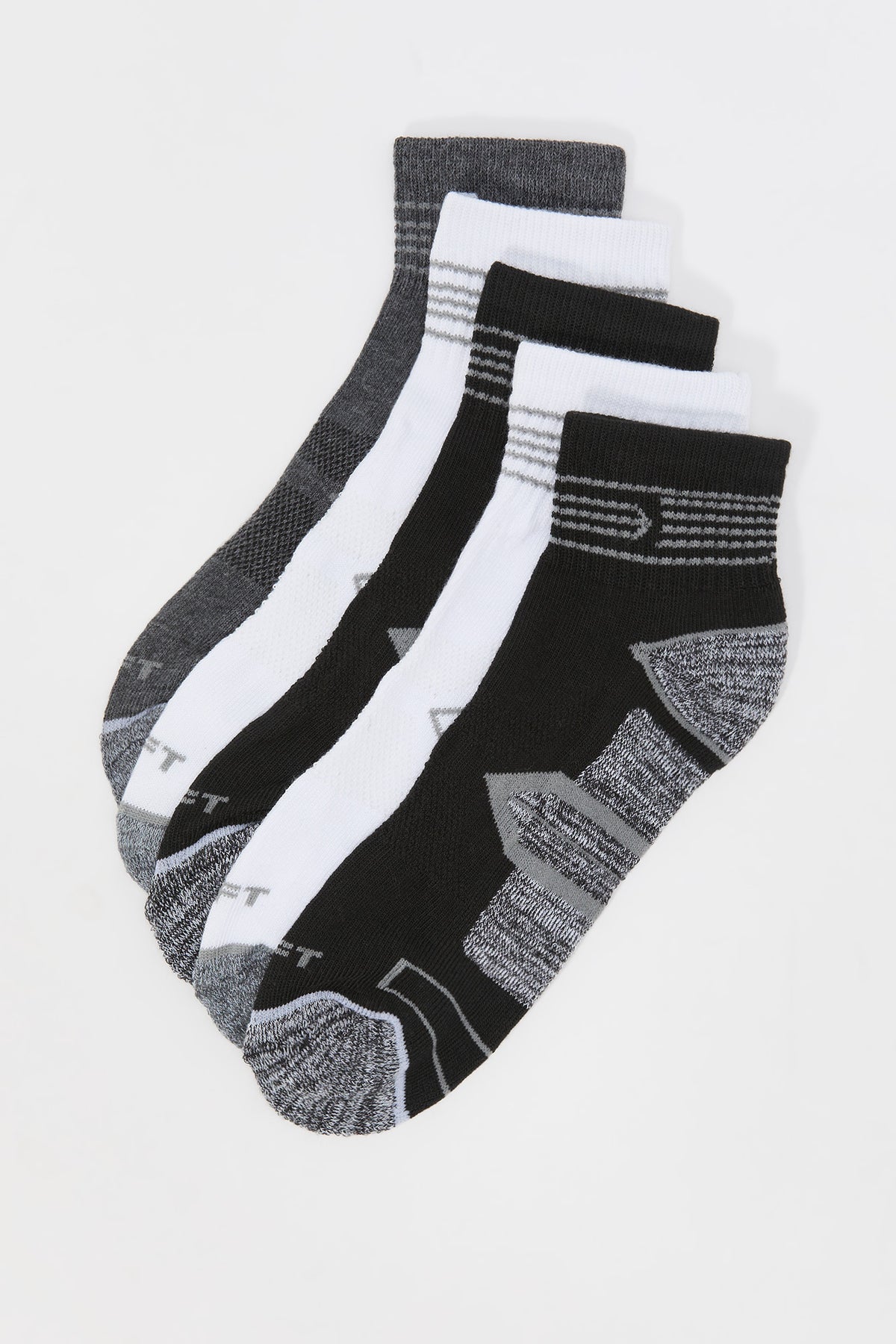 Marble Athletic Quarter Socks (5 Pack)