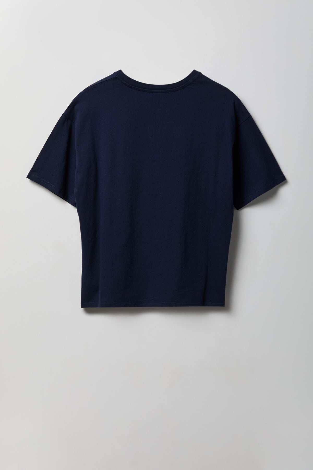 Alt View 3. City Graphic Boxy T-Shirt - Navy