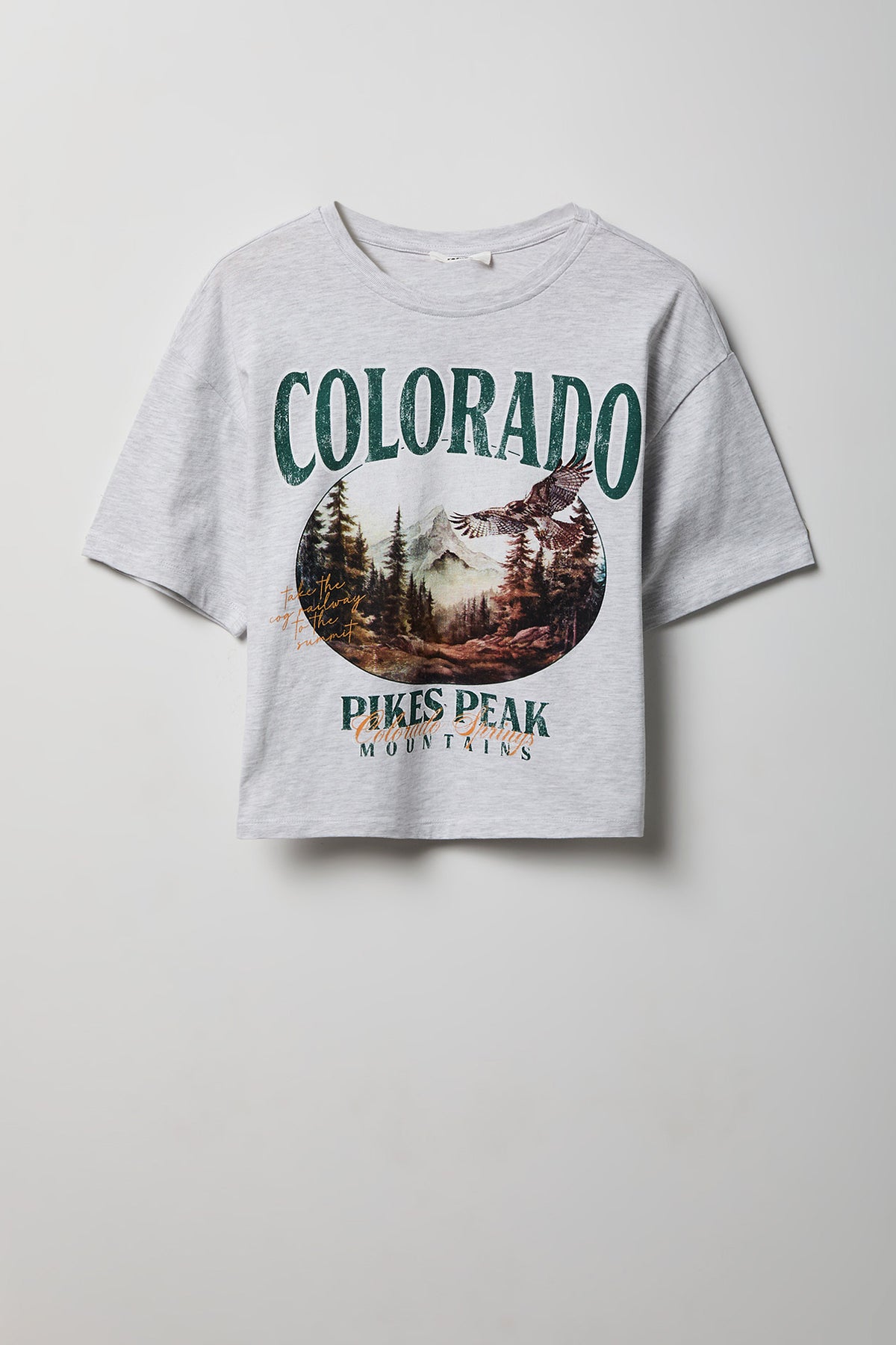 Alt View 4. Destination Graphic Boyfriend T-Shirt - Heather Grey