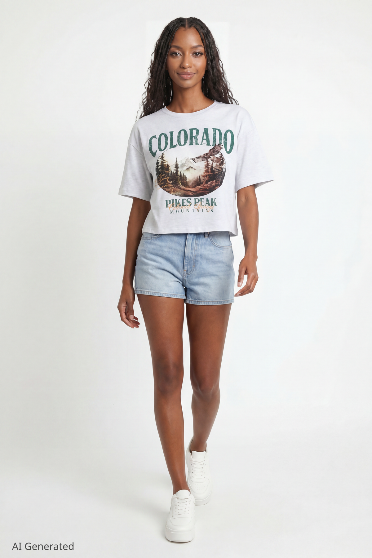 Alt View 2. Destination Graphic Boyfriend T-Shirt - Heather Grey