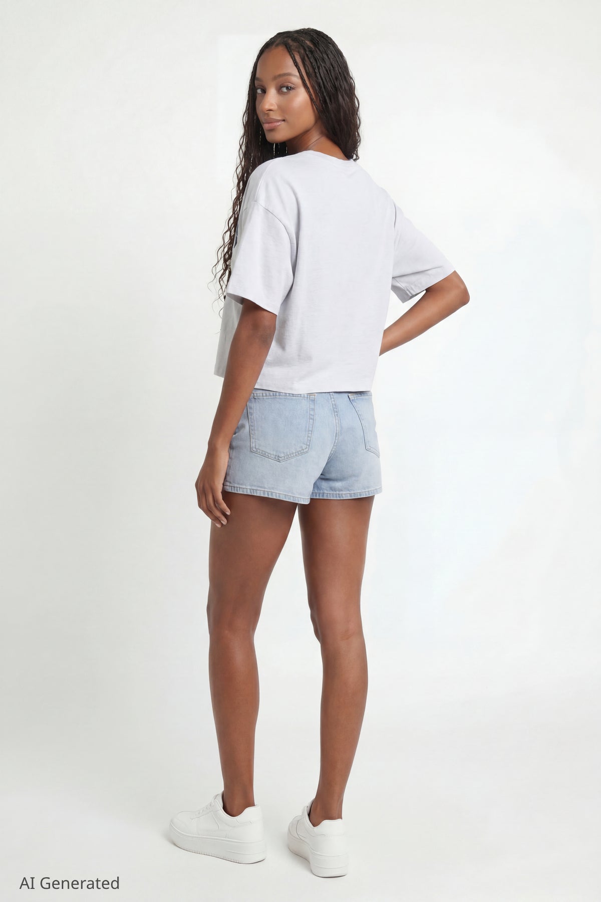 Alt View 3. Destination Graphic Boyfriend T-Shirt - Heather Grey