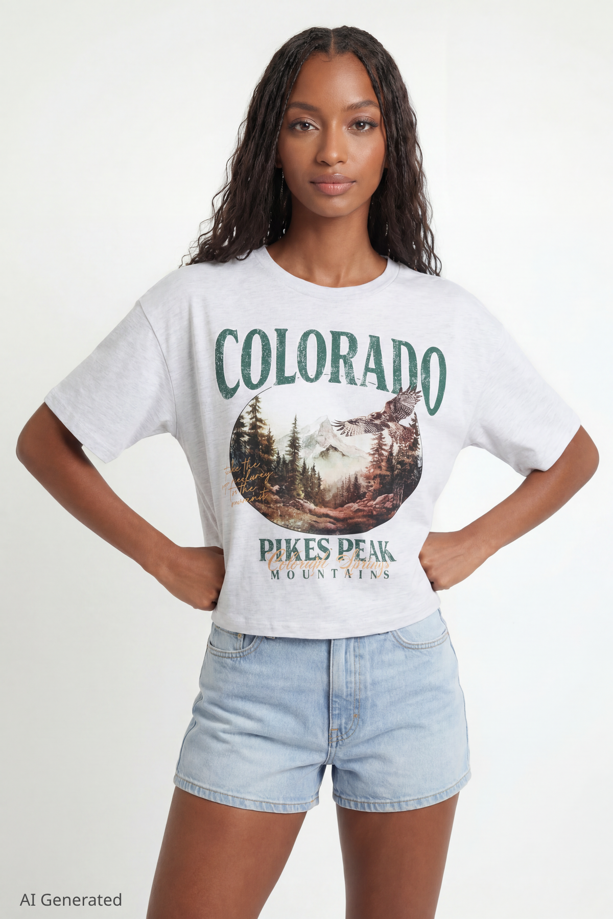 Destination Graphic Boyfriend T-Shirt - Heather Grey