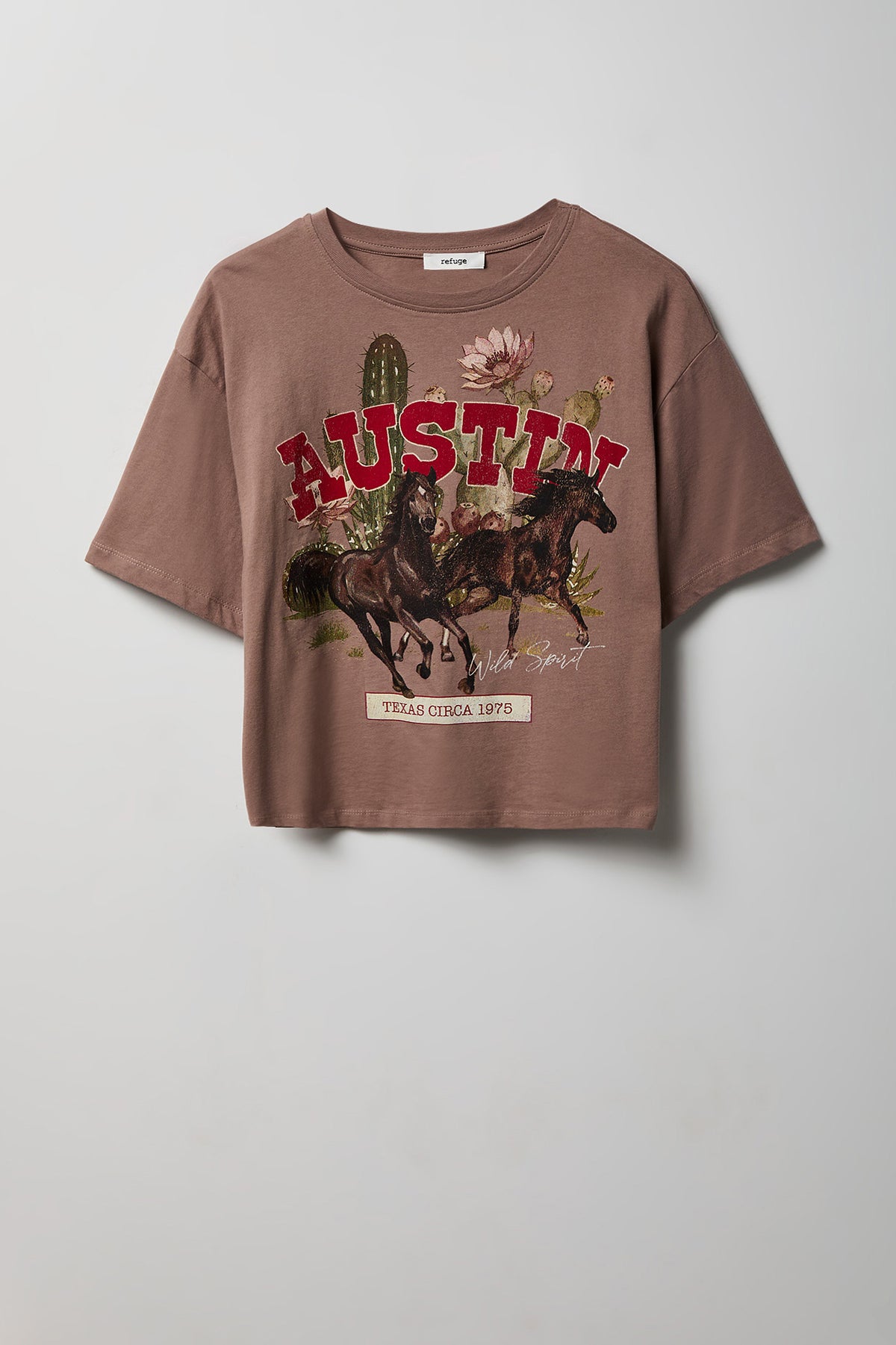 Alt View 4. Destination Graphic Boyfriend T-Shirt - Tan
