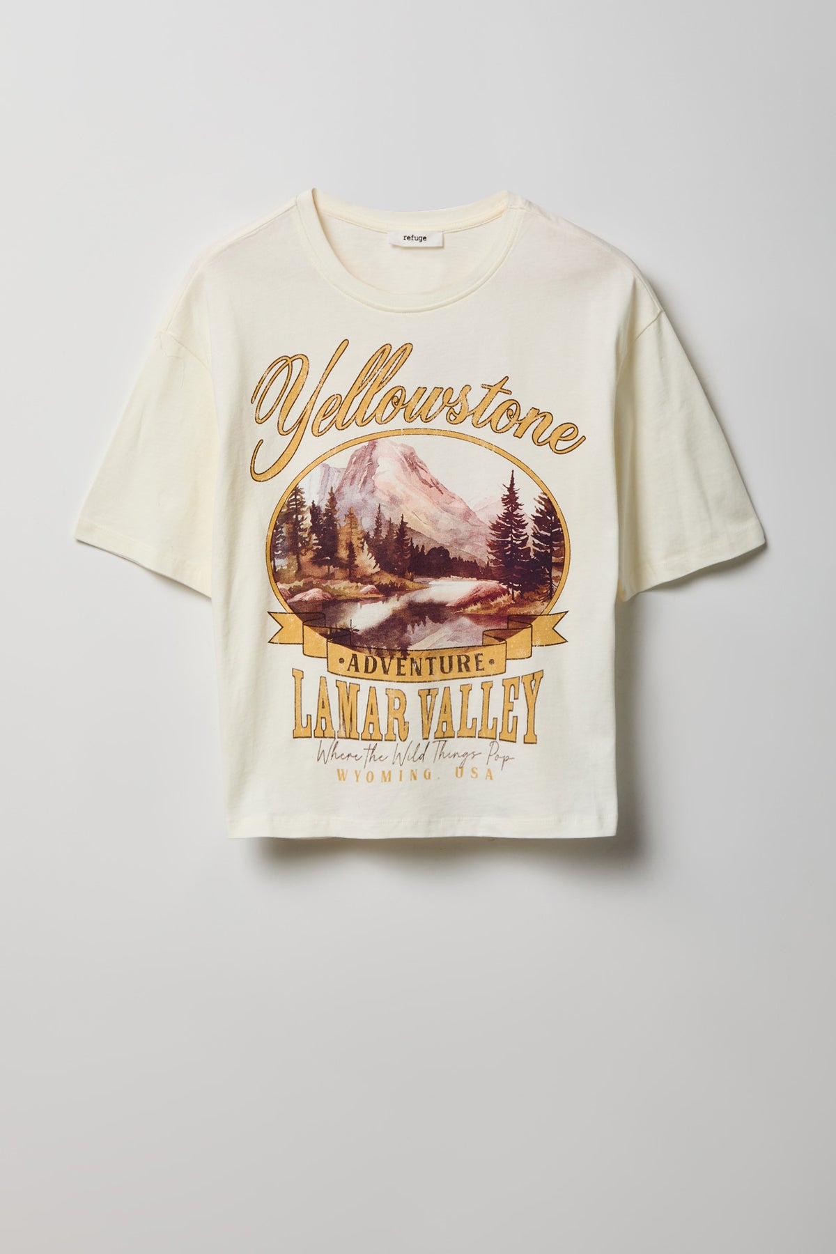 Alt View 4. Destination Graphic Boyfriend T-Shirt - Ivory