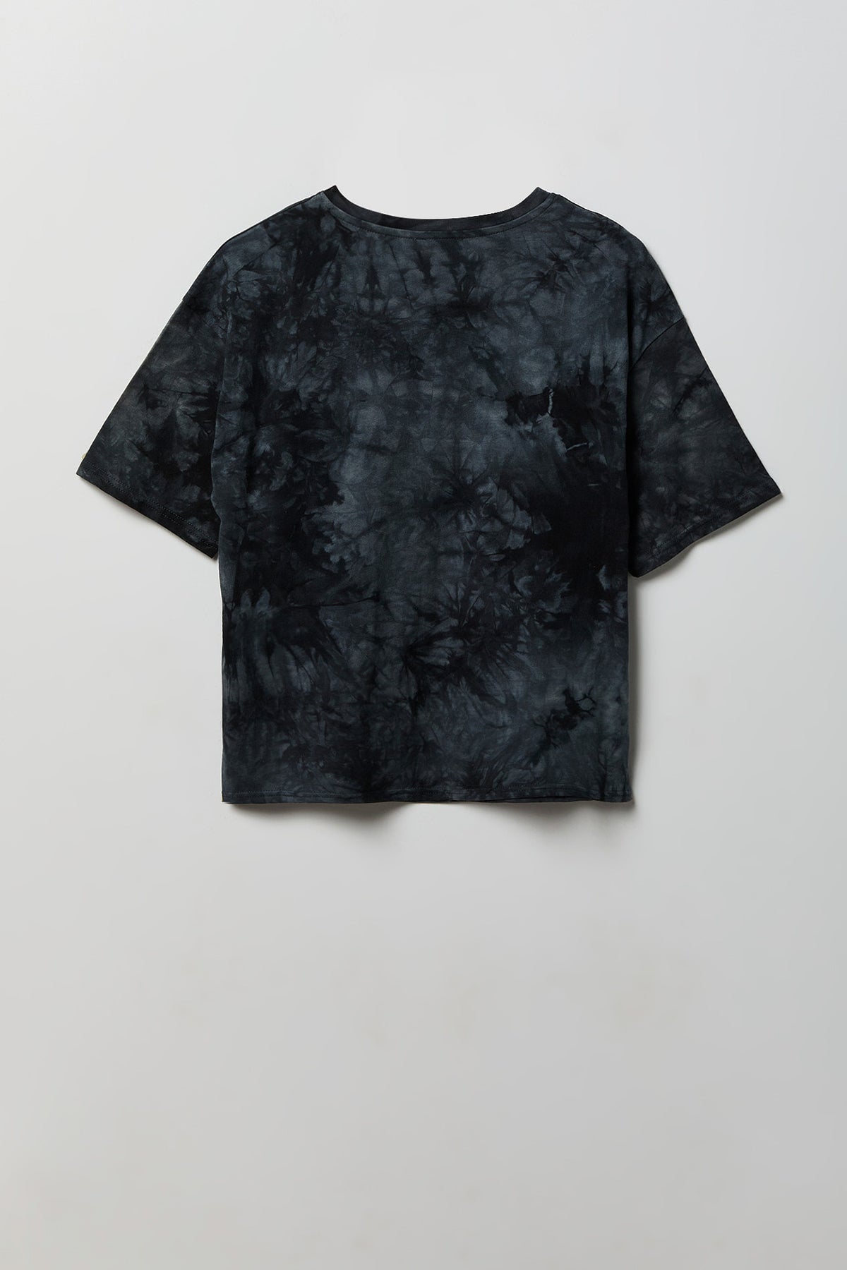 Alt View 2. Tie Dye Graphic Boyfriend T-Shirt - Charcoal
